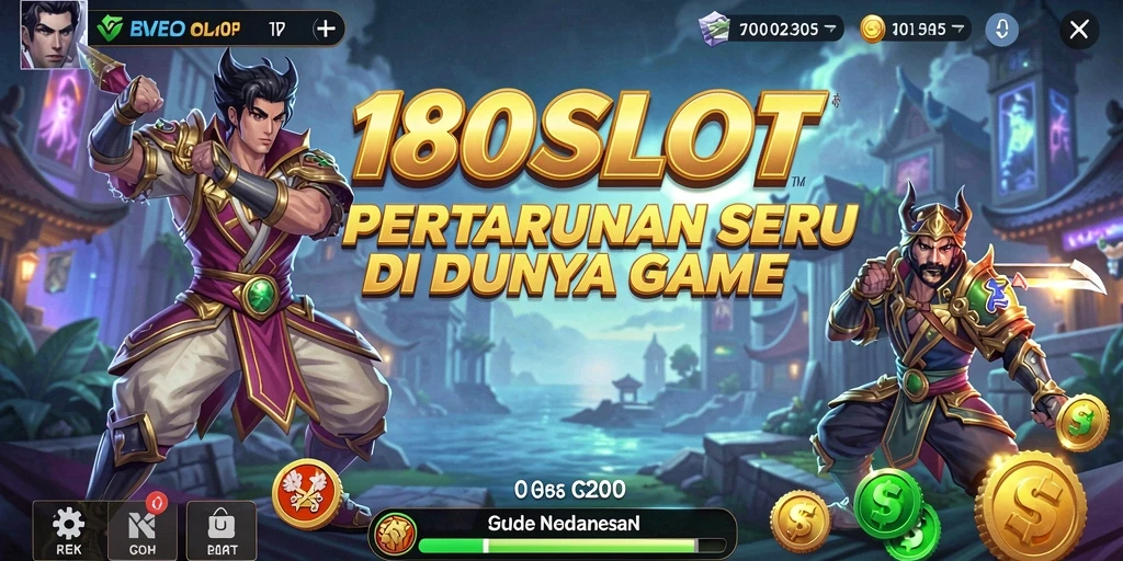 Tampilan pertarungan seru di dalam 180SLOT.