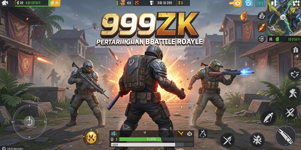 Tampilan mendebarkan duel antara pemain dalam 999ZK.