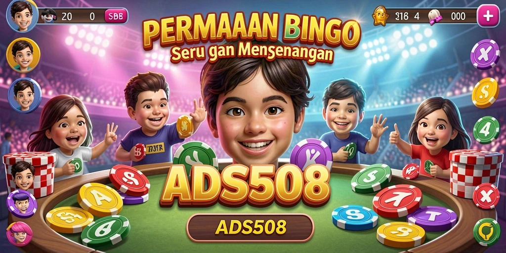 Screenshot gameplay ADS508 menampilkan keasyikan bermain Bingo.