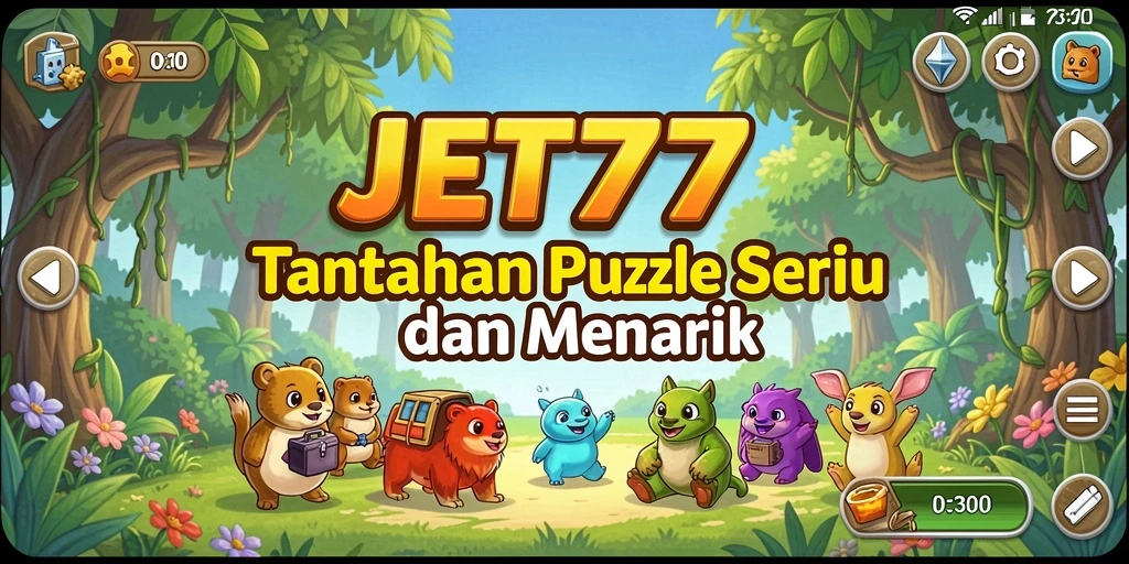 Tampilan gameplay JET77 yang menantang dan seru.