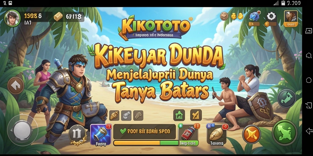 Tangkapan layar gameplay KIKOTOTO menunjukkan dunia luas untuk dijelajahi.