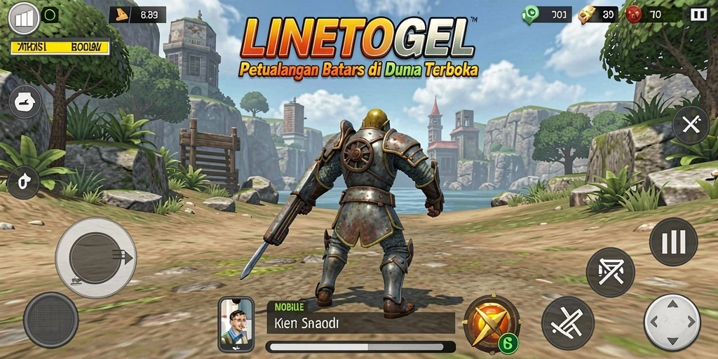 Tampilan gameplay Open World yang mengesankan dan interaktif.