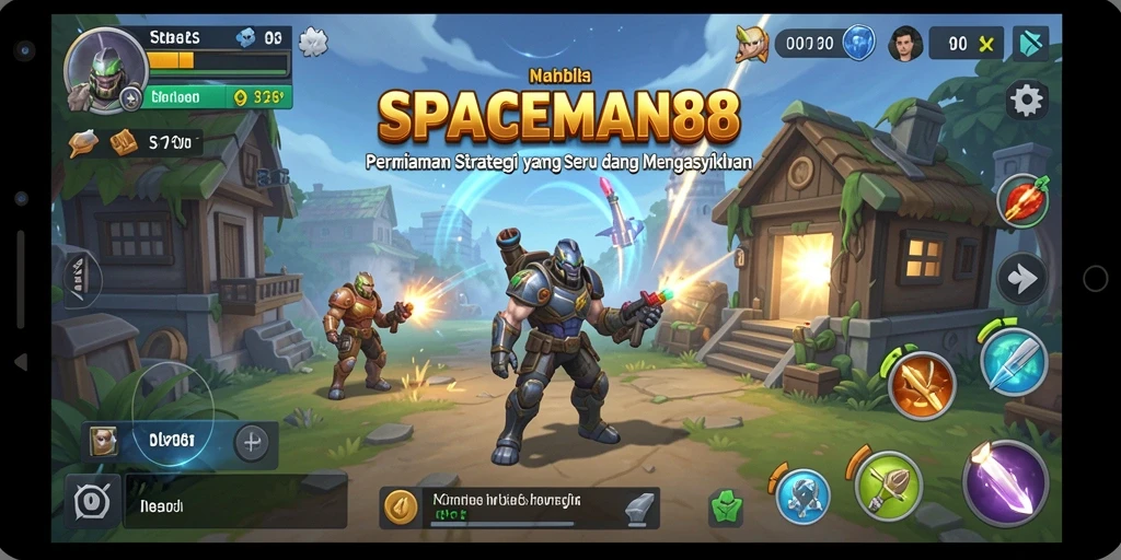 Screenshot gameplay SPACEMAN88 dengan strategi yang mendebarkan.