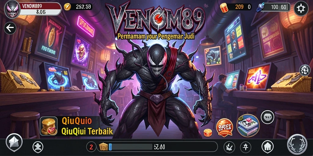 Screenshot gameplay QiuQiu yang mendebarkan dari VENOM889.