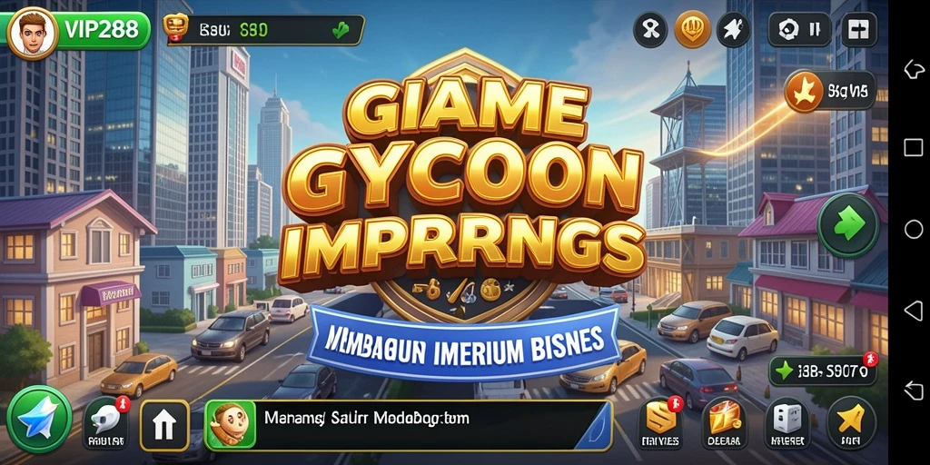 Tampilan screenshot utama VIP288 yang menampilkan gameplay Tycoon yang menarik.