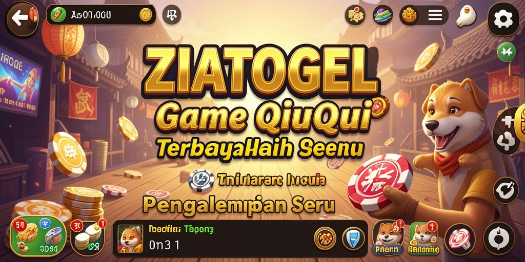 Tampilan gameplay QiuQiu yang menarik di ZIATOGEL.
